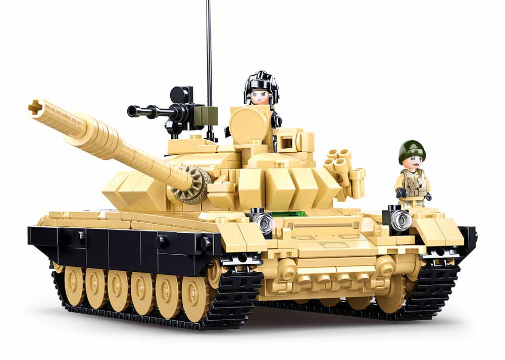 Конструктор SLUBAN M38-B1011 Танк T-72 B3, 770 Деталей, 2 Фигурки ...