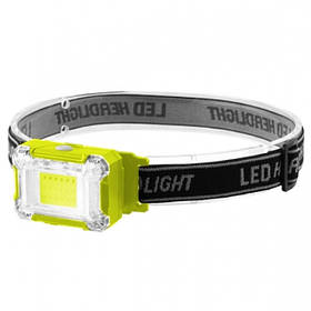 Ліхтар налобний Head Lamp BL-1301-COB 10W, Ліхтарик на голову на батарейках