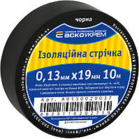 Стрічка ізоляційна 0,13мм*19мм/10м чорна A0150020037