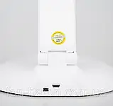 Світлодіодна акумуляторна настільна лампа Taigexin TGX-7001 з термометром, годинником та календарем, фото 2