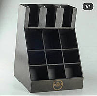 Кавовий органайзер для стаканчиків, кришок, серветок, цукру, бару, кав'ярні, кафе