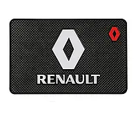 Антискользящий коврик на торпеду с логотипом Renault