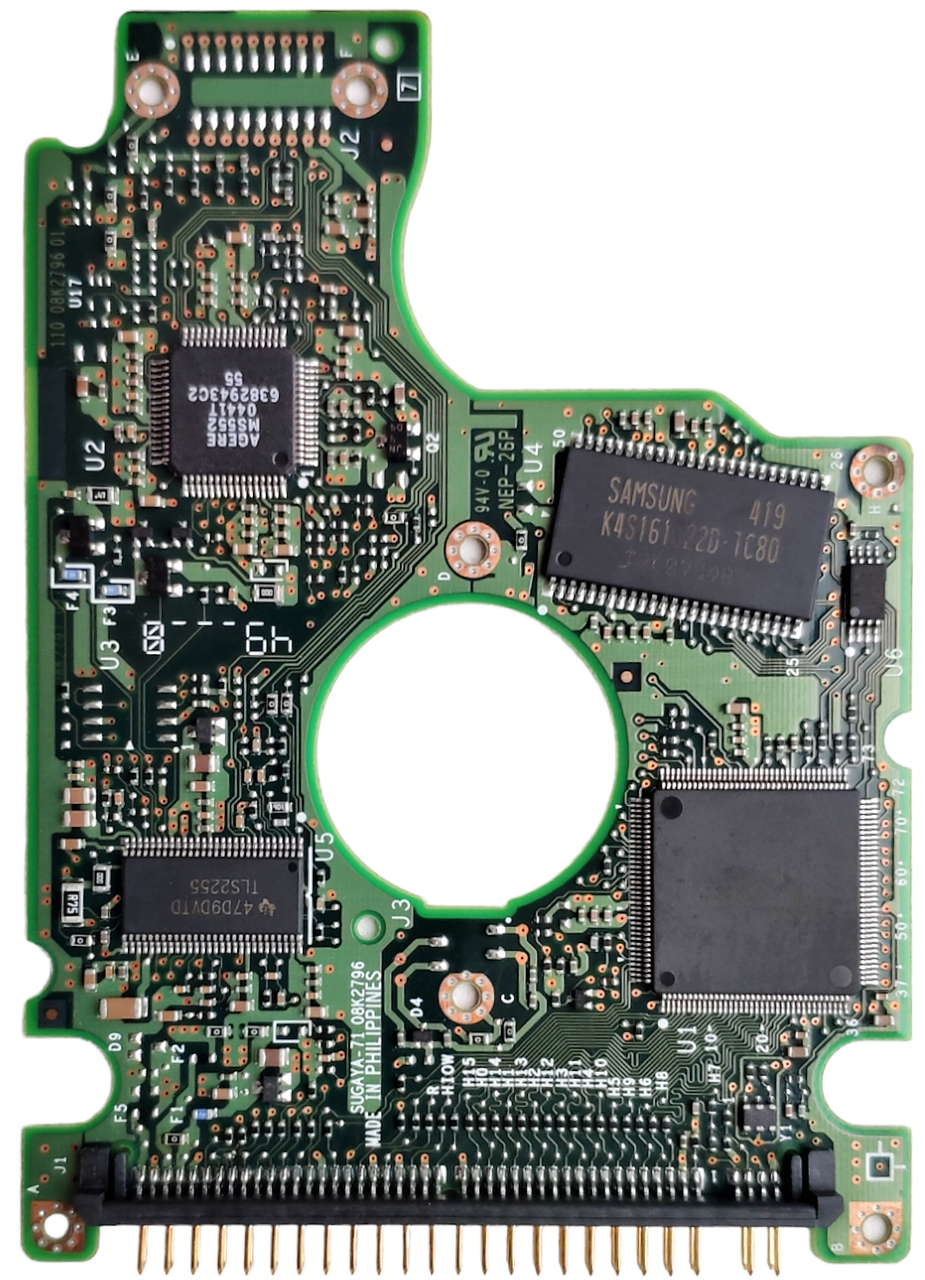 Плата HDD PCB 08K1794 08K2796 14R9057 08K2771 Hitachi IC25N020ATMR04 IC25N030ATMR04 IC25N040ATMR04