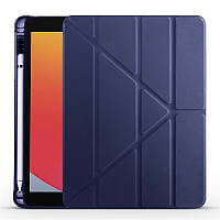 Силіконовий чохол CaseFashion Y-type з тримачем для стілуса для iPad Pro 11" M1 (2021) - Deep Blue