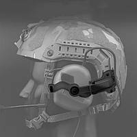Крепления активных наушников Earmor M31 / M32 на шлем Черный (крабы, чебурашка)