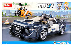 Конструктор SLUBAN M38 - B1063 "Поліцейська машина", 284 деталі, 2 фігурки