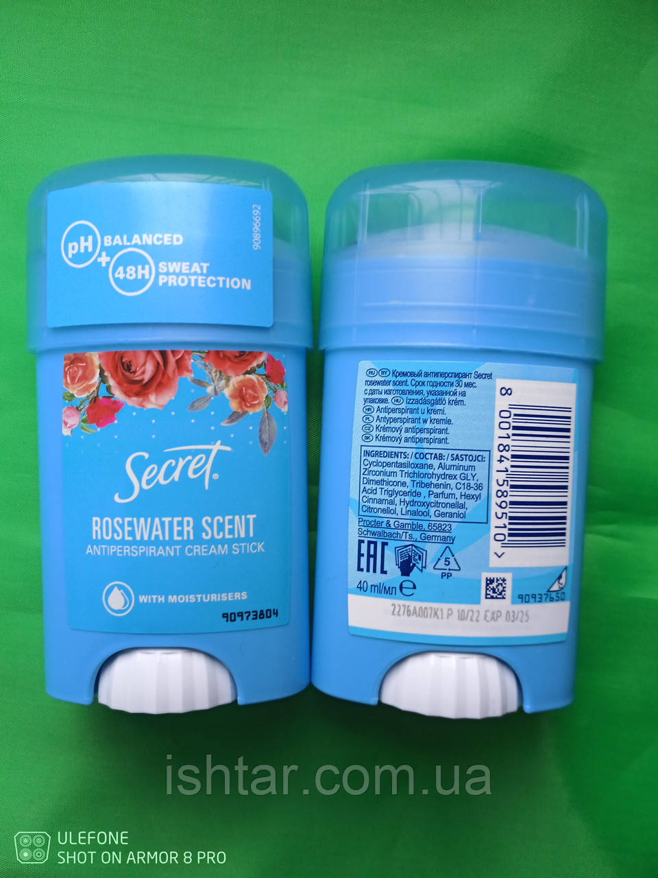 Дезодорант-стік Secret Rosewater scent
