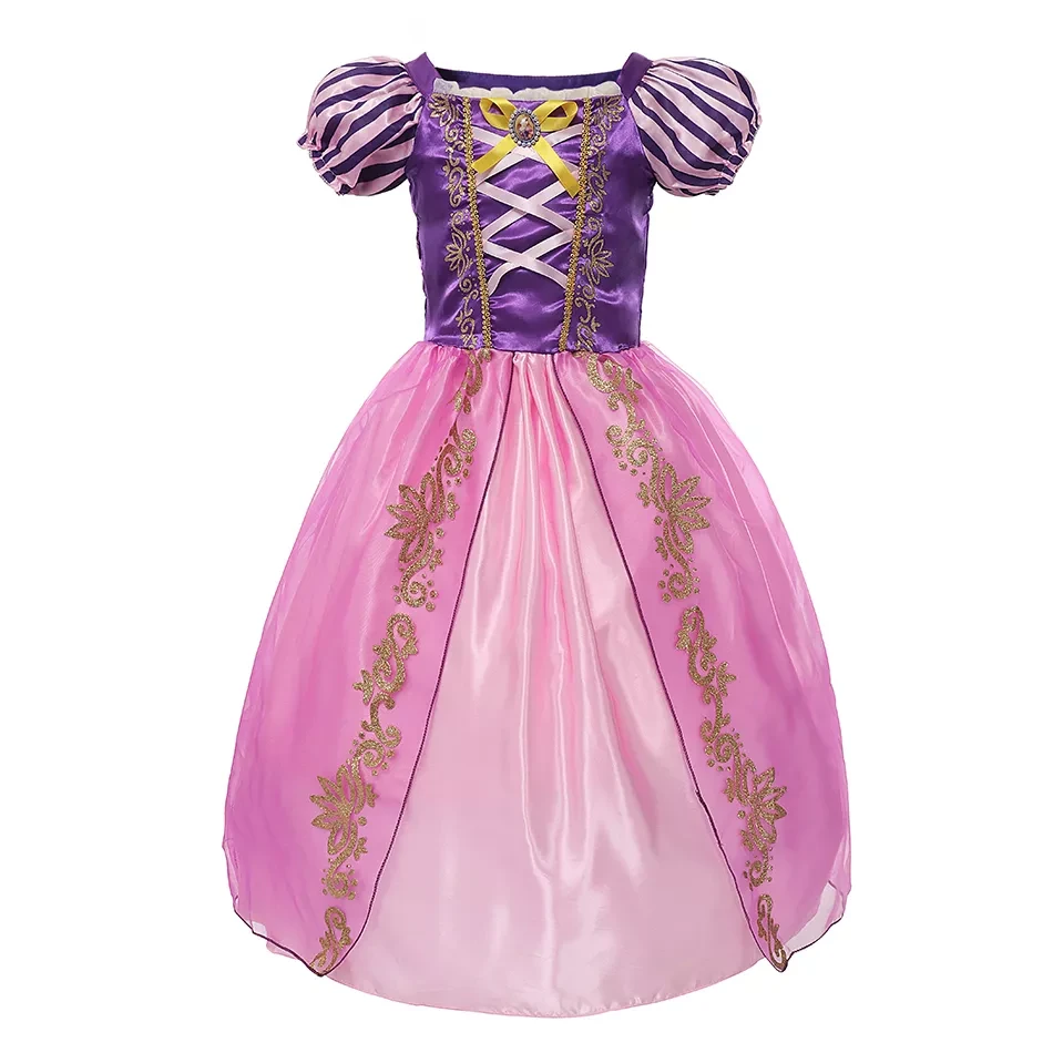 Дитяча карнавальна сукня для дівчинки Рапунцель на зріст 95-140 см, фото 1