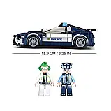 Конструктор SLUBAN M38 - B1063 "Поліцейська машина", 284 деталі, 2 фігурки, фото 5