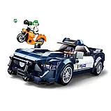 Конструктор SLUBAN M38 - B1063 "Поліцейська машина", 284 деталі, 2 фігурки, фото 2