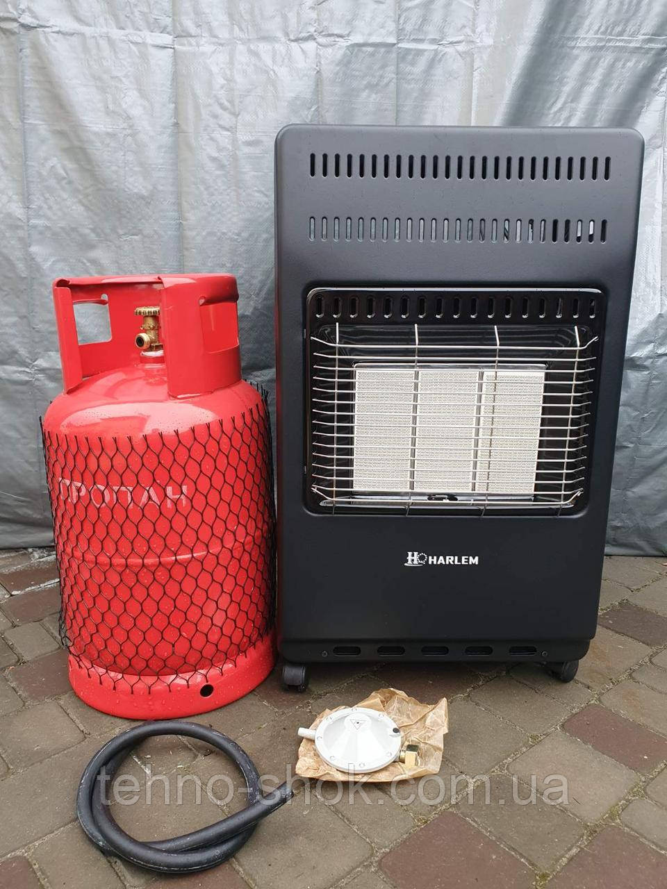 Газовий інфрачервоний нагрівач HARLEM RS 42 повний комплект балон 27 л шланг редуктор