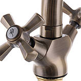 Змішувач для кухні в ретро стилі MIXXUS RETRO BRONZE (Німеччина), фото 2