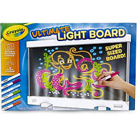 Crayola Планшет с лед подсветкой 3 режима свечения белый 74-7245 Ultimate Light Board Drawing Tablet