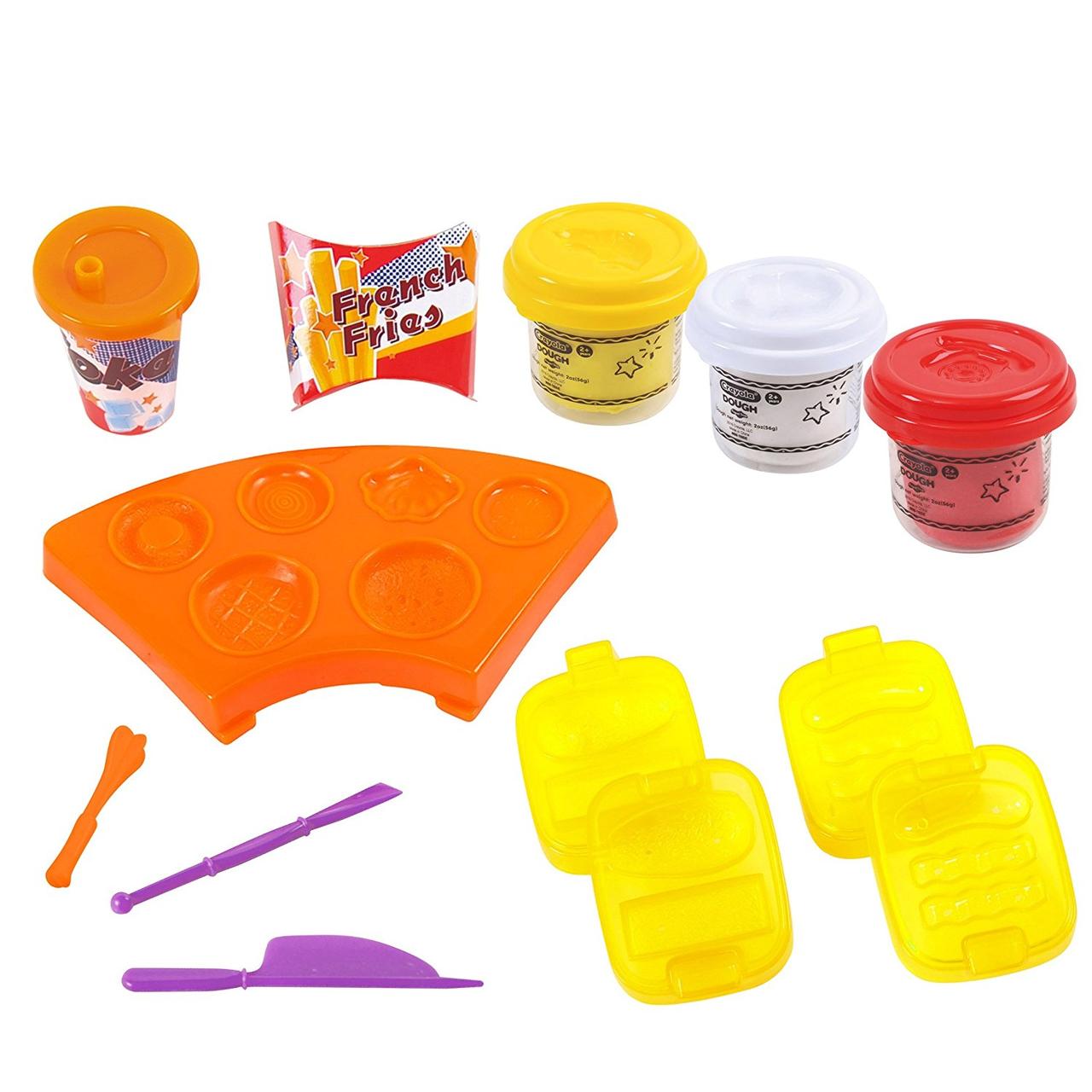 Crayola Modeling Dough Burger Chef Kit 11