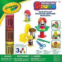 Crayola парикмахерская сумасшедшие прически Hair Stylist Playset Modeling Dough Multicolor