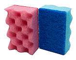 Губка кухонна Wave 5шт/уп (PROFIT) 9*6*3 см, фото 3
