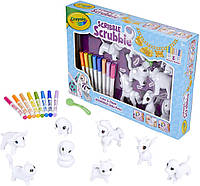 Crayola Scribble Scrubbie adorable Pets раскрашиваемые питомцы 8шт