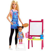 Barbie Барби я могу быть Учитель рисования GJM29 you Can Be Art Teacher Doll Playset
