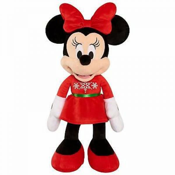 Disney М'яка іграшка Мінні Маус Свято Різдва плюшева 56 см Minnie Holiday Christmas Medium 22