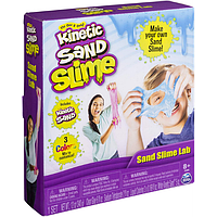 Kinetic Sand Набор для изготовления слайма Кинетический песок Slime Lab