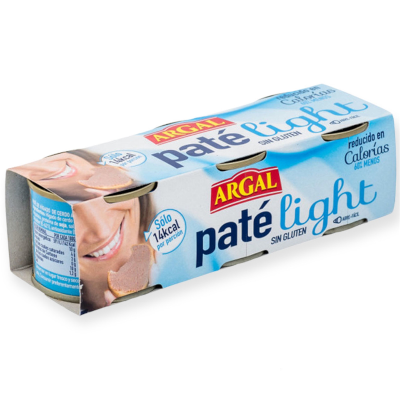 Паштет із свинячої печінки ARGAL PATE LIGHT без глютена 3*80g