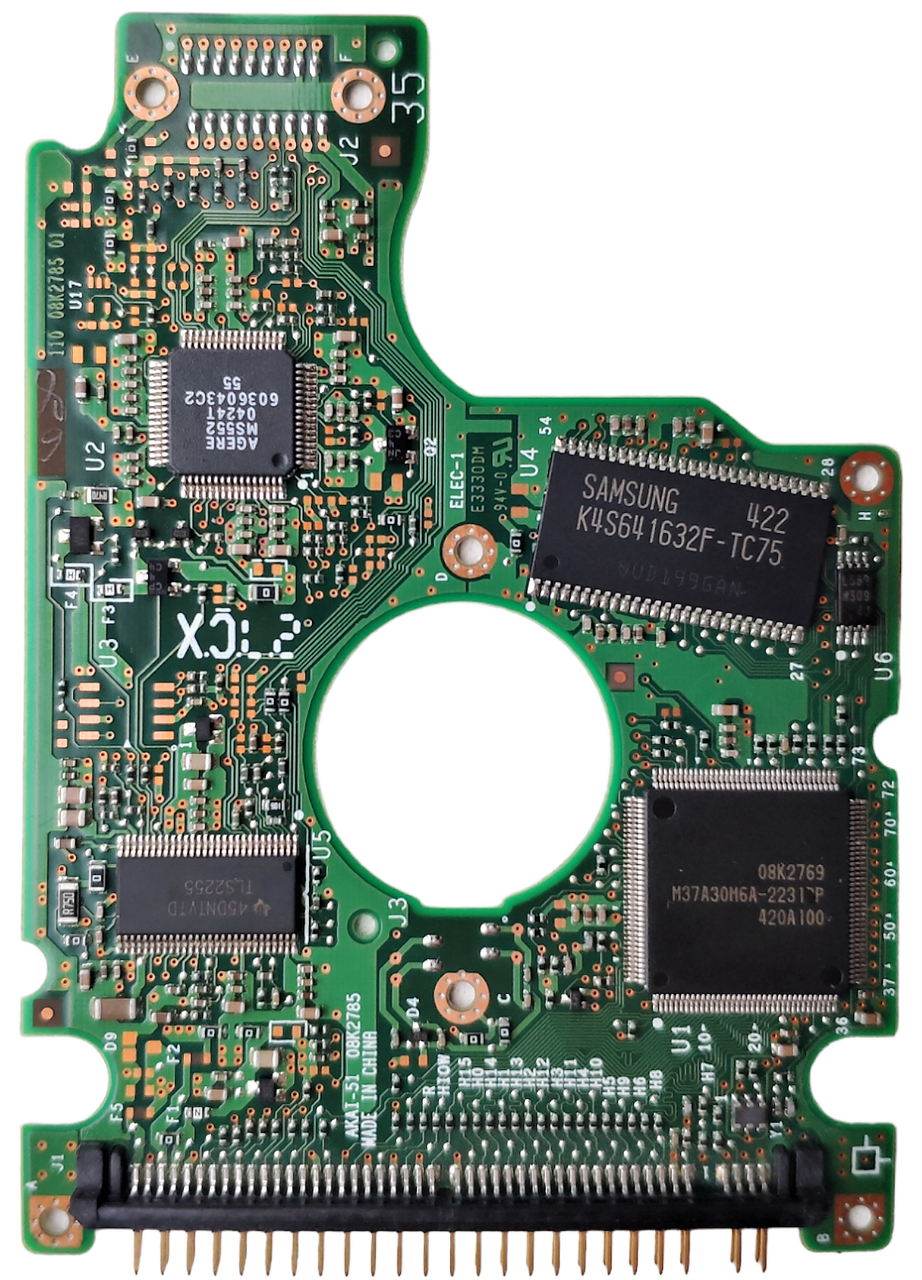 Плата HDD PCB 08K1797 08K2785 08K2812 08K2772 Hitachi IC25N060ATMR04 IC25N080ATMR04