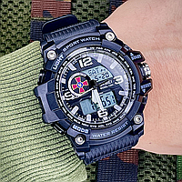 Армейские часы для военнослужащих камуфляжные водонепроницаемыеч часы ЗСУ время дата день недели Patriot