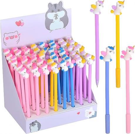 Від 48 шт. Ручка гелевая 6065 "Единорог" синяя купити дешево оптом в інтернет-магазині