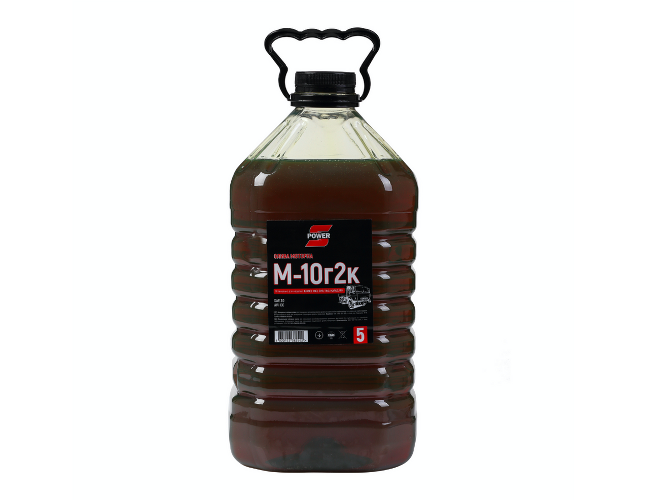 Моторна олива КСМ S-POWER М-10Г2К 5л пет SAE 30 API CC