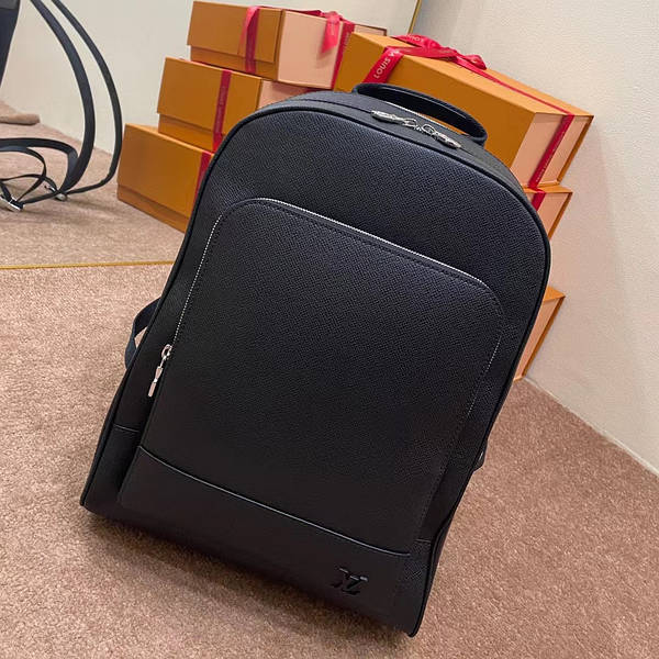 Louis Vuitton Adrian Backpack Black Taiga