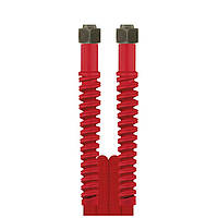 4 м, М18 красный шланг DN06 с антисгибом для бесконтактной мойки (самообслуживания)