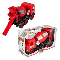 Авто "Middle truck" бетонозмішувач (4) 39489 (червоний) в коробці "Tigres"