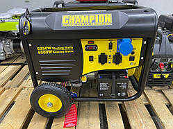 Генератор Champion CPG6500E2-EU 6.2kW 220V бензин 1-фаз. США
