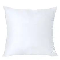 Подушка "White" 40200212 мікрофібра, силіконізоване волокно, блискавка,  70*70см, біла (1) "Homefort