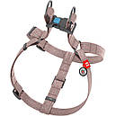 Шлея S 40-55см WAUDOG Re-cotton з QR паспортом відновлена бавовна світловідбиваюча пластик фастекс для собак, фото 2