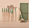 Набір пензликів для макіяжу в чохлі (на 10 пензликів), фото 2