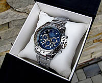 Мегакрутые мужские кварцевые часы Rolex в серебренном цвете Лучший подарок