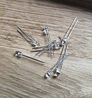 Світлодіод швидкого монтажу прозорий білий 3 вт