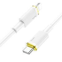 Кабель c поддержкой быстрой зарядки Apple iPhone Type-C to Lightning HOCO U109 |1.2M, 20W| Белый