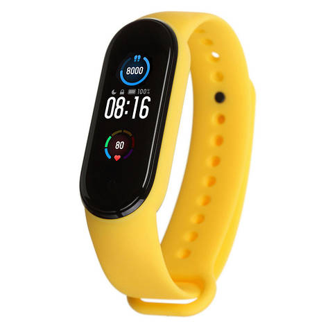 Браслет Xiaomi Mi Band 5 / 6 / 7 Color Yellow 14, фото 1