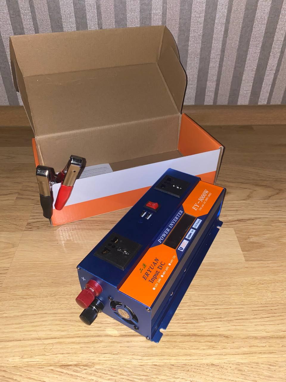 Инвертор 12-220v 3000w преобразователь мощности, преобразователь ...