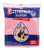 Серветка віскозна 10 шт/уп (PROFIT) 30*38 см