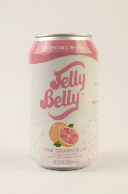 Газований напій без цукру Jelly Belly Pink Grapefruit 330 мл, фото 1