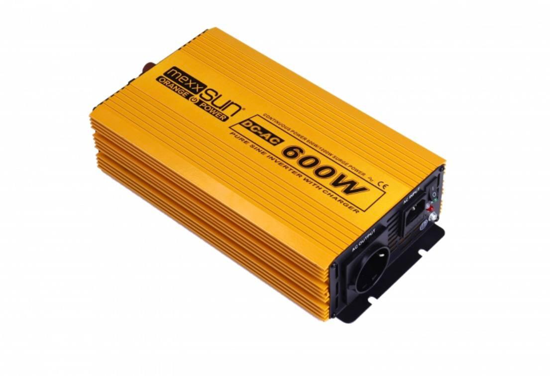 Інвертор 12v 220v із зарядкою 600W