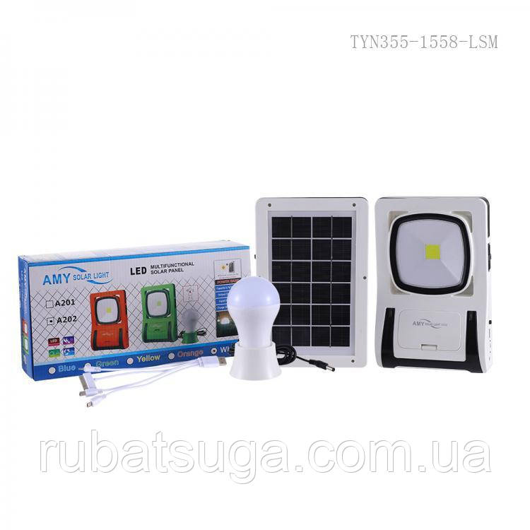Фонарь Лампа с Солнечной Батареей AMY Solar Light Led Multifunctional ...