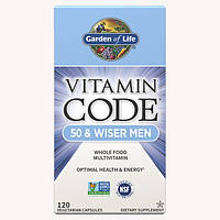 Витамины и минералы Garden of Life Vitamin Code 50 & Wiser Men, 120 вегакапсул