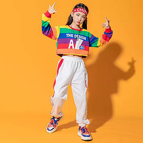 Дитячий спортивний костюм для хіп-хопу на дівчинку зріст 120