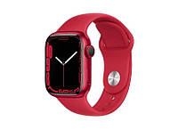 Apple Watch Series 7 GPS + Cellular 45mm red Aluminum Case with Clover Sport Band (MKJ93/MKJR3)