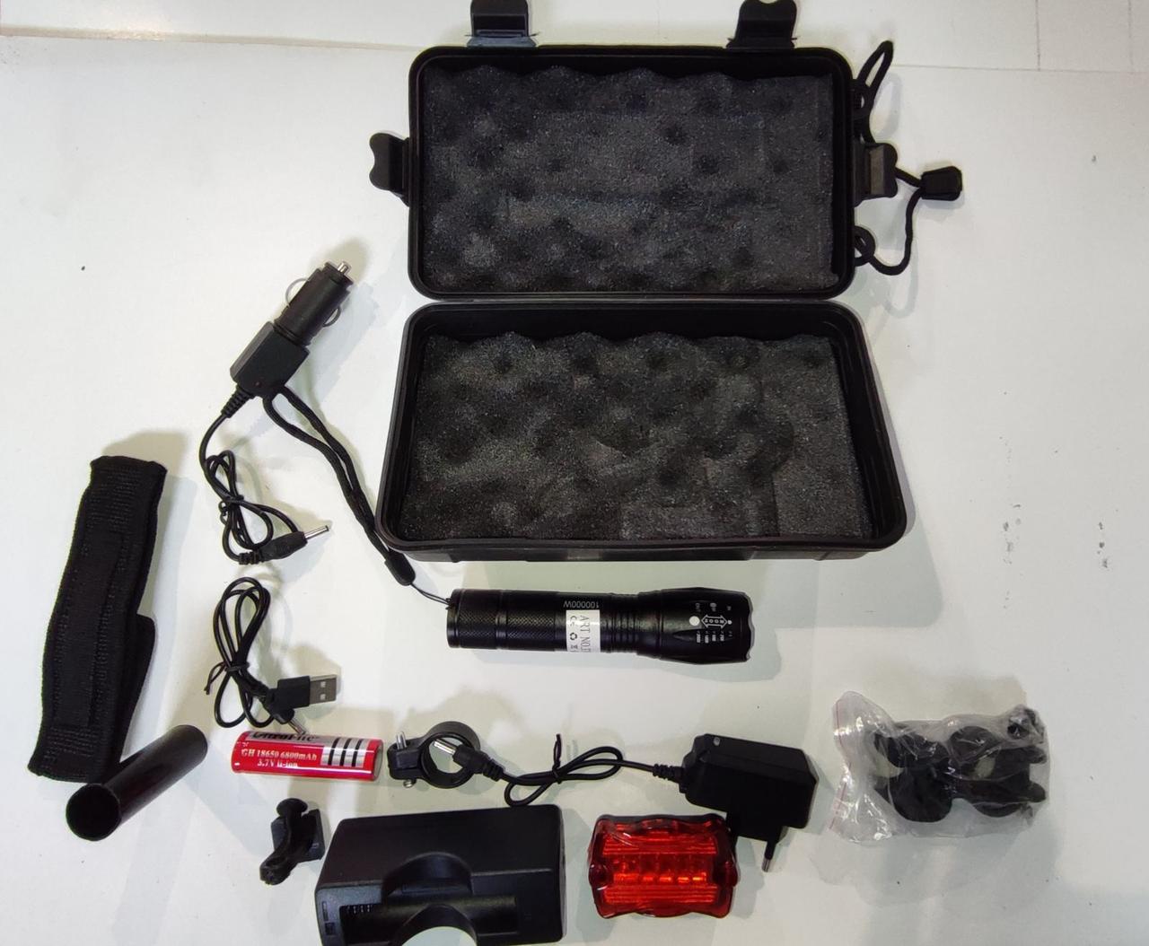 Ліхтарик тактичний із велокомплектом
