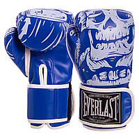 Перчатки для бокса и единоборств Everlast Skull 10, Синий